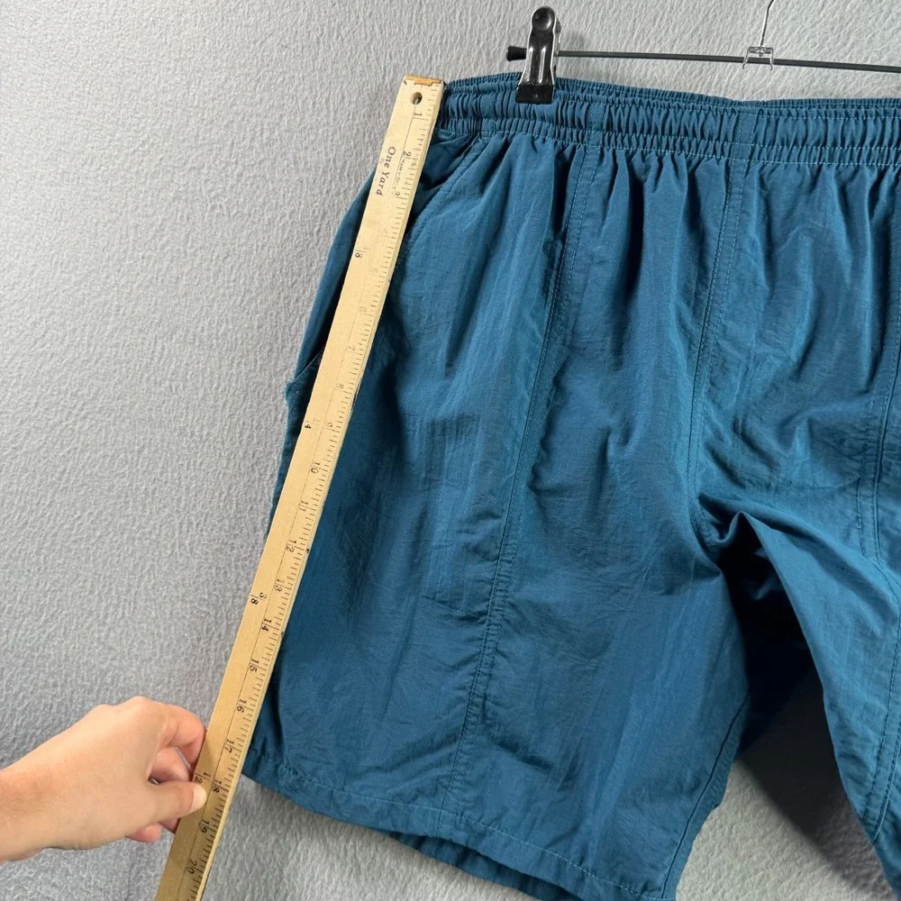 Vintage Rusty Shorts Mens Small Blue Swim Trunks Surf Beach 90s 100% Nylon